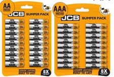 Image of JCB AA/AAA Super Alkaline Batteries 1.5V LR03 LR06 Longest Expiry Battery UK
