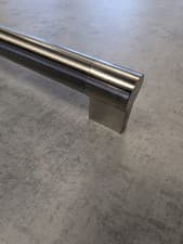 Image of Bar Handle, Zinc Alloy/Stainless Steel, Fixing Centres 512mm