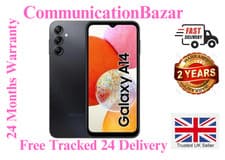 Image of New Sealed Samsung Galaxy A14 Smartphone 64GB Unlocked 4G Dual Sim Black Colour