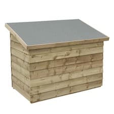 Image of Rowlinson Overlap Wooden Patio Chest