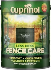 Image of Cuprinol Less Mess Fence Care All Colours 5 Litre and 6 Litre