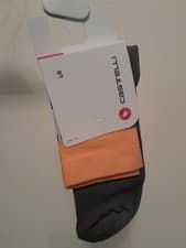 Image of Castelli Cycling Elegante 12 Summer Cycling Socks L/XL Orange Green