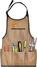 Image of Oxford Cloth Gardening Apron - 14 Pockets Waterproof Garden Aprons