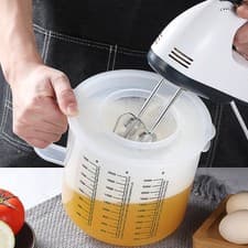 Image of Large 2.5 Litre Plastic Measuring Jug Set Large With Handle Scale Kitchen Cup UK