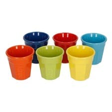 Image of Bialetti Espresso Cups Set Of 6 Cup Set Multi Coloured
