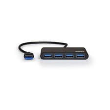 Image of Port Designs USB-A 4-Port Hub 5000 Mbit/s Black (900121)