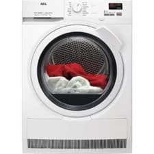 Image of AEG T7DBK841N - White 8KG Heat Pump Condenser Dryer - A++ energy