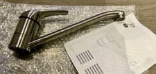 Image of Monobloc Kitchen Sink Mixer Tap Brushed Nickel Finish Cooke & Lewis B&Q New
