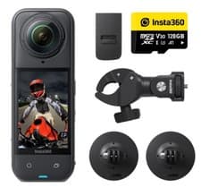 Image of Insta 360 X5 Motorcycle Bundle 8K 360 Degree Action Camera - Brand New