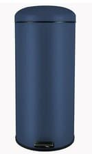 Image of 30L New Navy Blue Shade Pedal Bin Home Kitchen Office Recycle Waste Dome Metal👌
