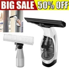 Image of Window Vac Cordless Vacuum Rechargeable Glass Cleaner w/Charger Strong Suction