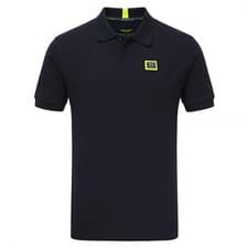 Image of Aston Martin Racing Official Black Team Travel Poloshirt | Small Metal Plaque