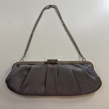 Image of Accessorize Women's Grey Clutch/Shoulder Bag. Excellent Condition Used Once Only