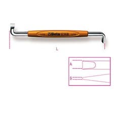 Image of Beta Offset Screwdrivers For Slotted Head Screws 1236B - 0.8 x 4mm Head