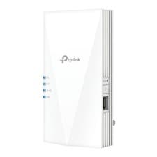 Image of tp-link RE500X AX1500 Wi-Fi Range Extender, White, 2x Antennas, Dual-Band (300+1