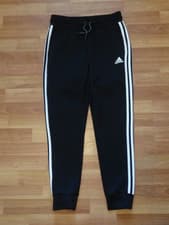 Image of Adidas 3-Stripes Aeroready Women's Jogger Pants Size Small Black IW7842