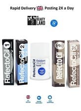 Image of RefectoCil Eyelash & Eyebrow Tint, 15 ml & Oxidant Liquid Kit - Fast shipping