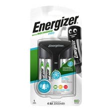 Image of Energizer Pro Battery Charger with 4x AA 2000mAh Rechargeable Batteries