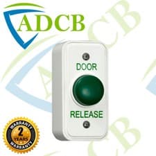 Image of Surface Flush Mount White Narrow Door Release Button Access Release Access Small