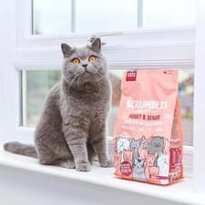 Image of Scrumbles All Natural Dry Cat Food with Chicken and Fresh Salmon 2.5 Kg
