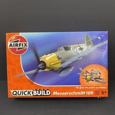 Image of Airfix J6001 Quick Build Messerschmitt Bf109e Aircraft Model Kit PK