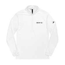 Image of Embroidered Quarter-Zip Pullover | Performance Long Sleeve