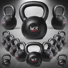 Image of 6KG, 8KG, 10KG Cast Iron Kettlebells Weight Strength Fitness Kettlebell Training