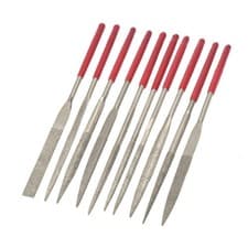 Image of 10 Piece Mini Files Set Metal Filing Rasp Needle File Hand