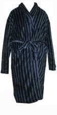 Image of Espionage Men's Soft Touch Fleece Gown Navy/Blue Stripe (046) Size 2XL - 8XL