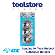 Image of OX Tools OX-X3-GTT-115/22 Spectrum Contractor GTT Diamond Blade Triple Pack