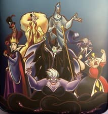 Image of DISNEY VILLAINS LOUNGEFLY MINI BACKPACK NEW Ursula Maleficent Hades Cruella