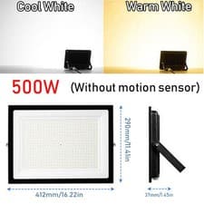 Image of 10-500W LED Floodlight Spot Light Watt Security Flood Lights Outdoor Garden Lamp