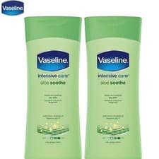 Image of Vaseline Intensive Care Aloe Soothe Body Lotion 200ml , Pack 2