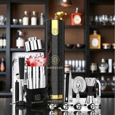 Image of Cocktail Shaker Set 12Pcs Cocktails Making Kit Party Events Recipes Gift Set
