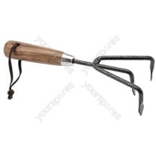 Image of Draper Carbon Steel Heavy Duty Hand Cultivator with Ash Handle