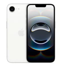 Image of Apple iPhone 16e 5G 128GB White Unlocked iOS, 100% Batt Health, Excellent