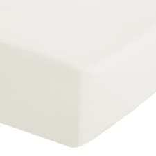 Image of Catherine Lansfield 180TC Easy Iron Percale Fitted Or Flat Sheet Or P/Case Cream