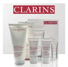 Image of Clarins Moisturizing Body Set- Body Lotion 200ml, Scrub 30ml & Hand Cream 30ml