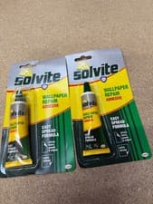 Image of 2x Solvite Wallpaper Repair Adhesive Tube Ref 1574678