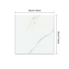 Image of 20/40x Marble Floor Tiles Wall Sticker Self-Adhesive Stick On Kitchen Bathroom