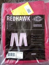 Image of DICKIES Redhawk Mens Work Trousers , Pants Red WD864R, 38R
