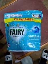 Image of Fairy Non Bio Washing Liquid Capsules 70 Wash XXL MEGA PACK For Sensitive Skin
