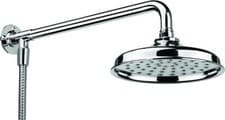 Image of Croydex Traditional Rain Shower Head Arm & Hose 173mm Universal Connection