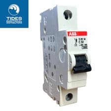 Image of ABB MCB 50 Amp Type C Single Pole 50A C50 Circuit Breaker S201M 2CDS271001R0504