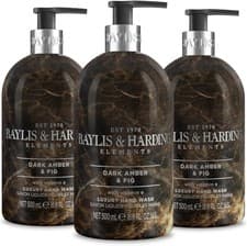 Image of Baylis & Harding Dark Amber & Fig Elements Hand Wash 500 ml Pack of 3