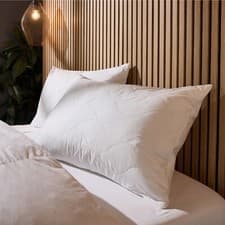 Image of Quilted Luxury Cotton Pillow with Firm Support by Snuggledown