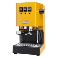 Image of Gaggia Classic E24 Evo Pro, Manual Espresso Coffee Machine, Sunshine Yellow