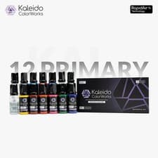 Image of Gaahleri Kaleido ColorWorks: 12-Colour Primary Acrylic Paint Set 48672
