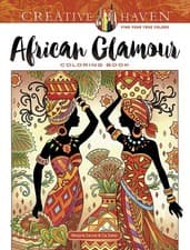 Image of Creative Haven African Glamour Coloring Book - 9780486821641