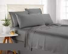 Image of 200TC 100% Egyptian cotton Luxury Flat Sheet Bed Sheets Single Double Super King